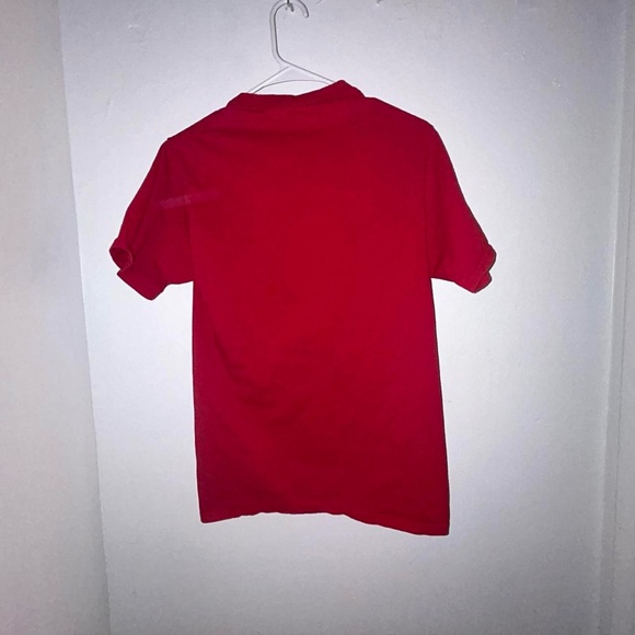 McDonald’s  Red Crew Tee with Ornament Design - Picture 3 of 3